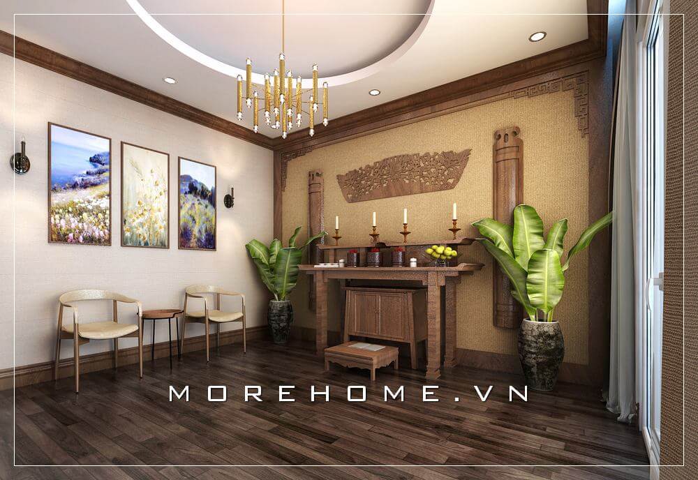 Bàn thờ biệt thự
